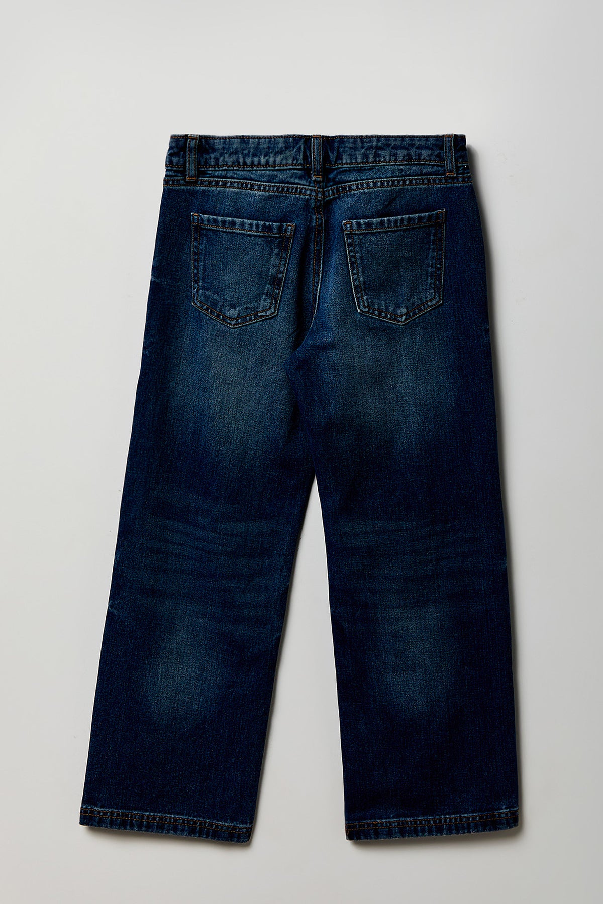 Vue alternative 2. Jean baggy ï¿½ taille basse foncï¿½ pour fille