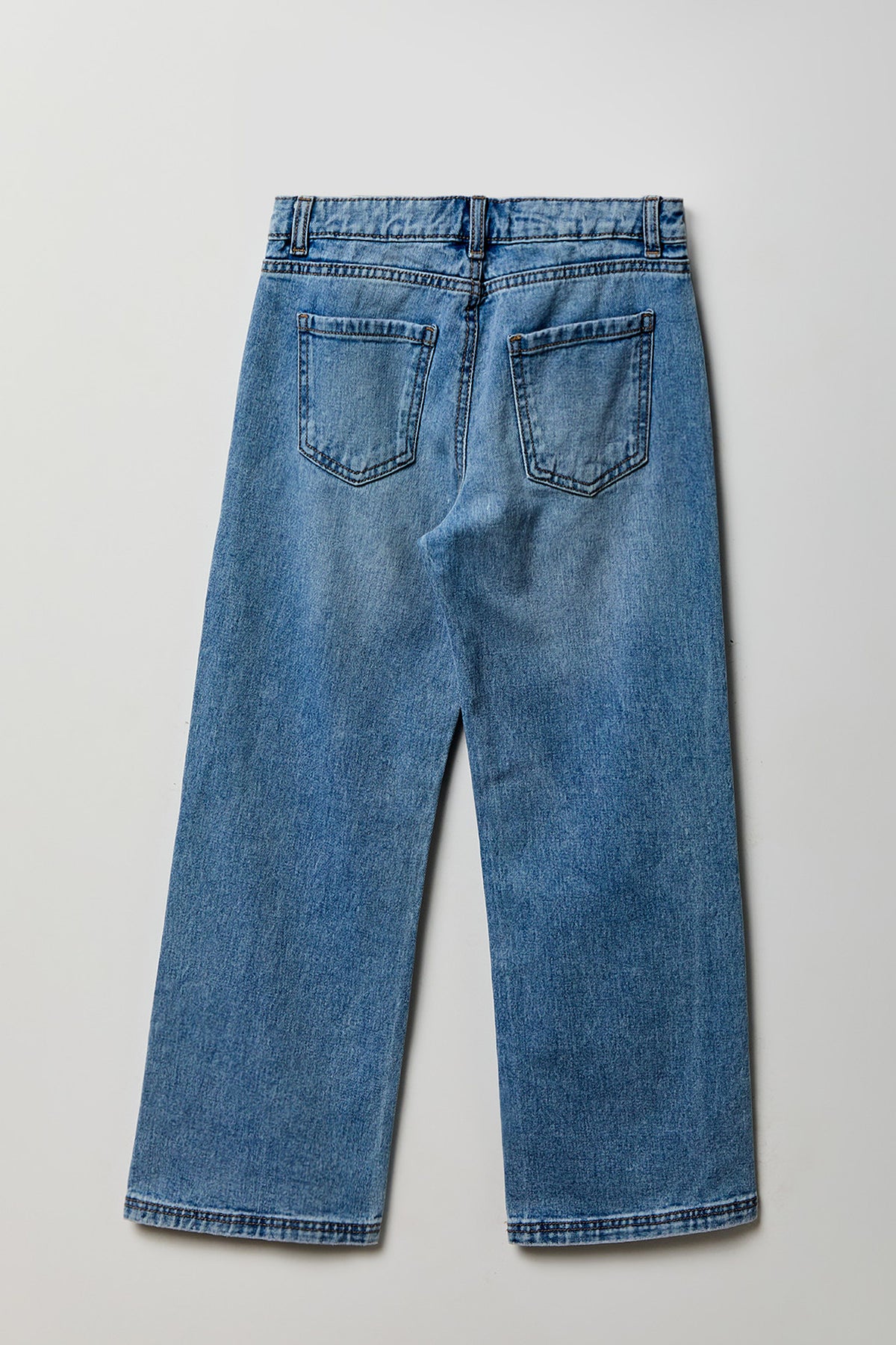Vue alternative 2. Jean baggy à taille basse moyen pour fille