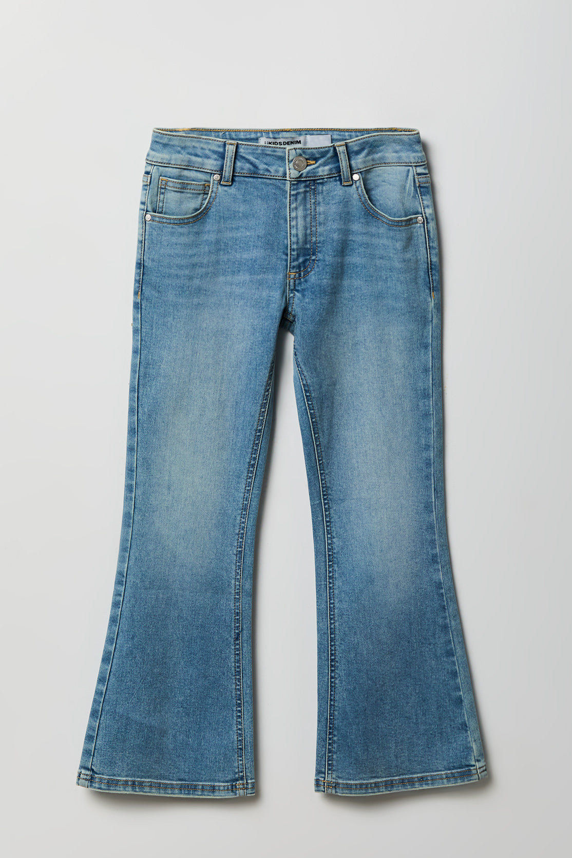 Girls Flare Jean - Medium Blue