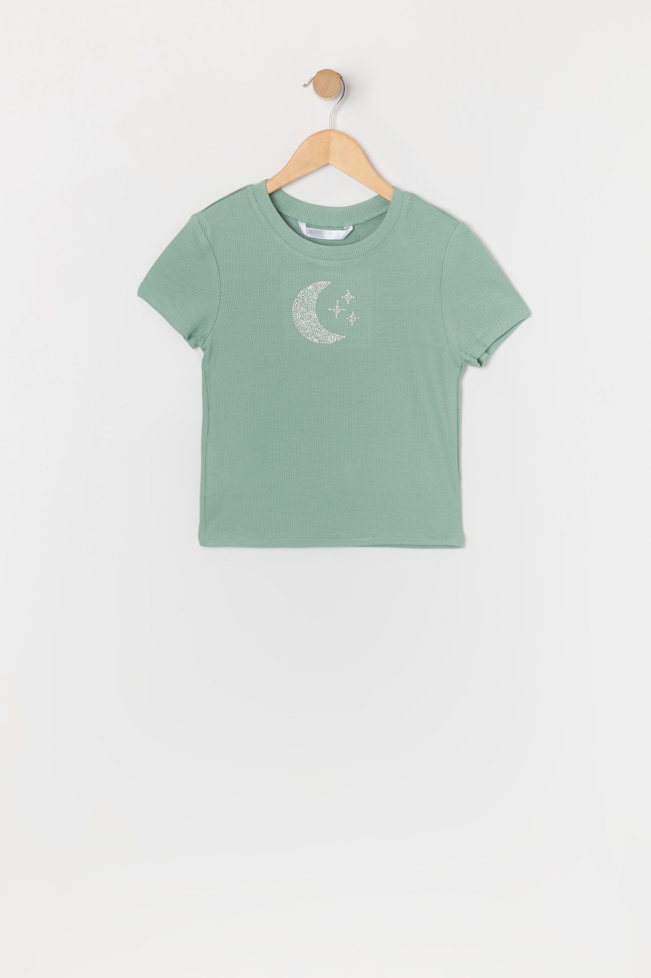 T-shirt à imprimé Lune avec pierres du Rhin pour fille