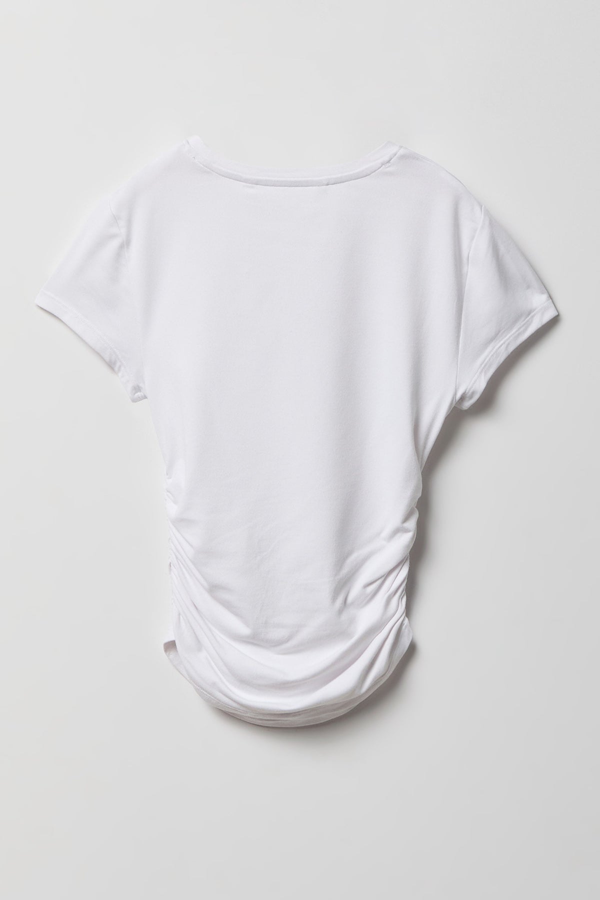 Vue alternative 2. T-shirt profilé cintré en tissu lourd de luxe pour fille