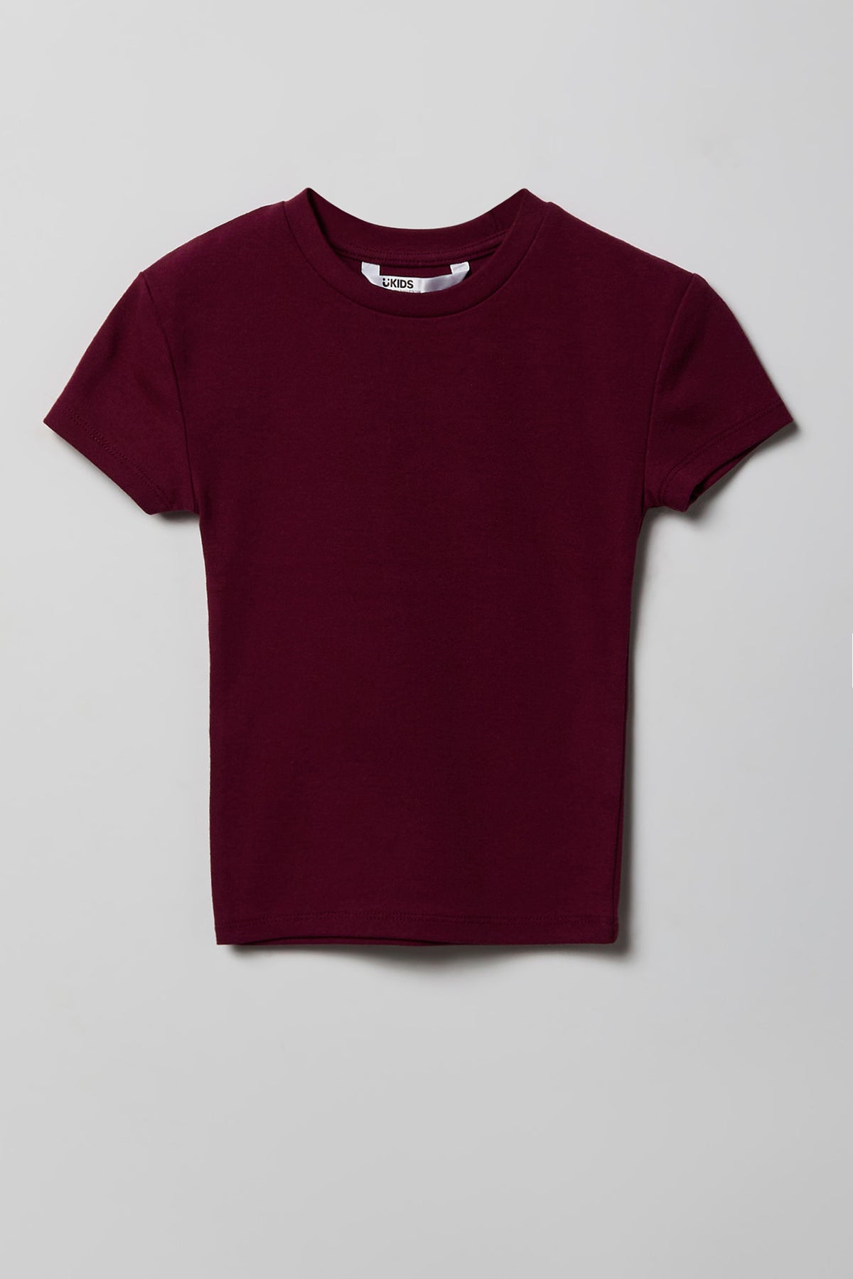 Girls Classic T-Shirt - Burgundy