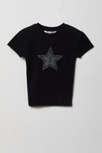 Girls Embellished Graphic T-Shirt
