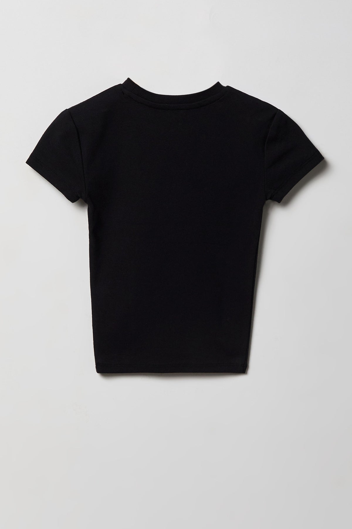 Alt View 2. Girls Embellished Graphic T-Shirt - Black