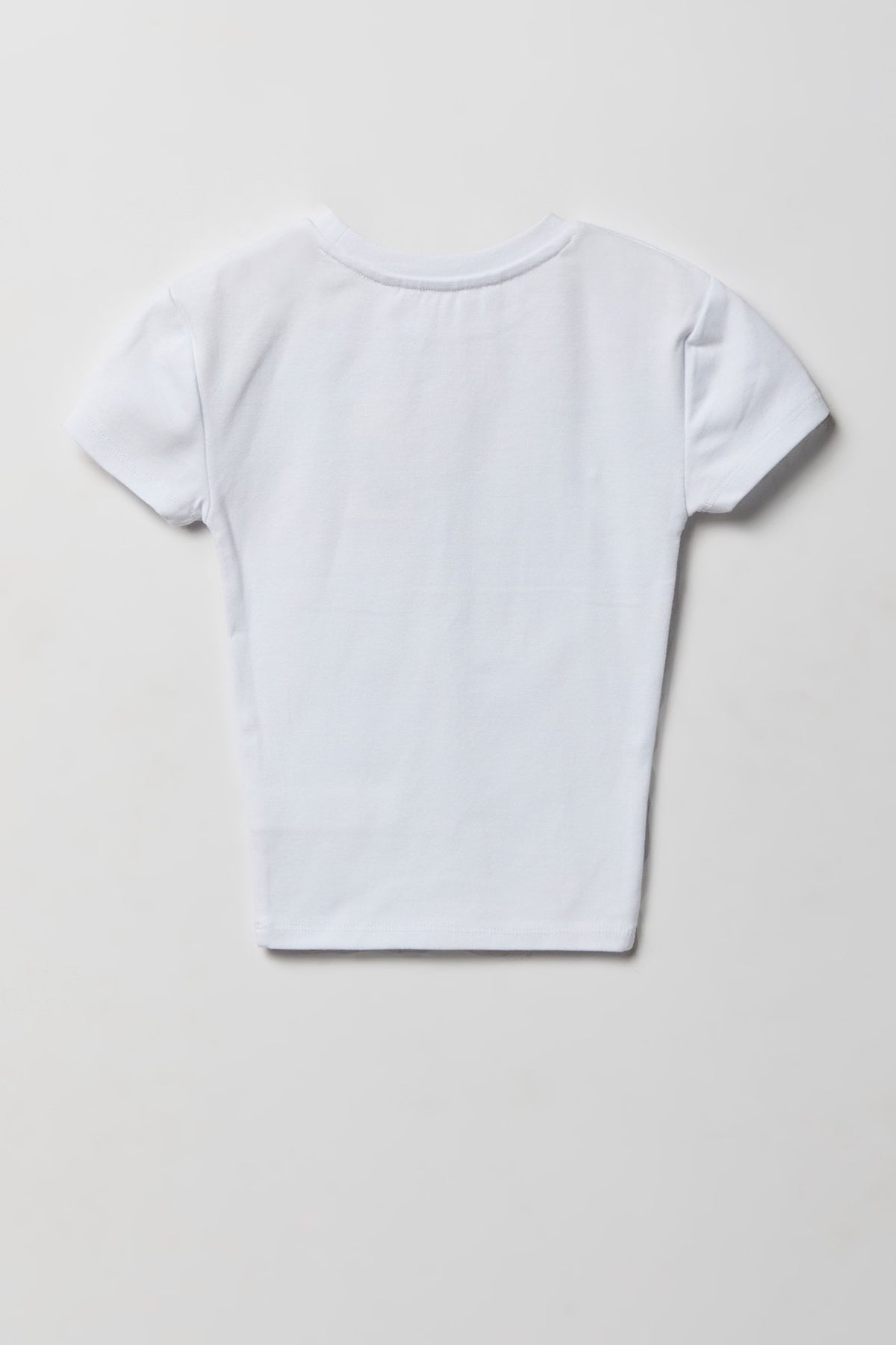 Alt View 2. Girls Embellished Graphic T-Shirt - White