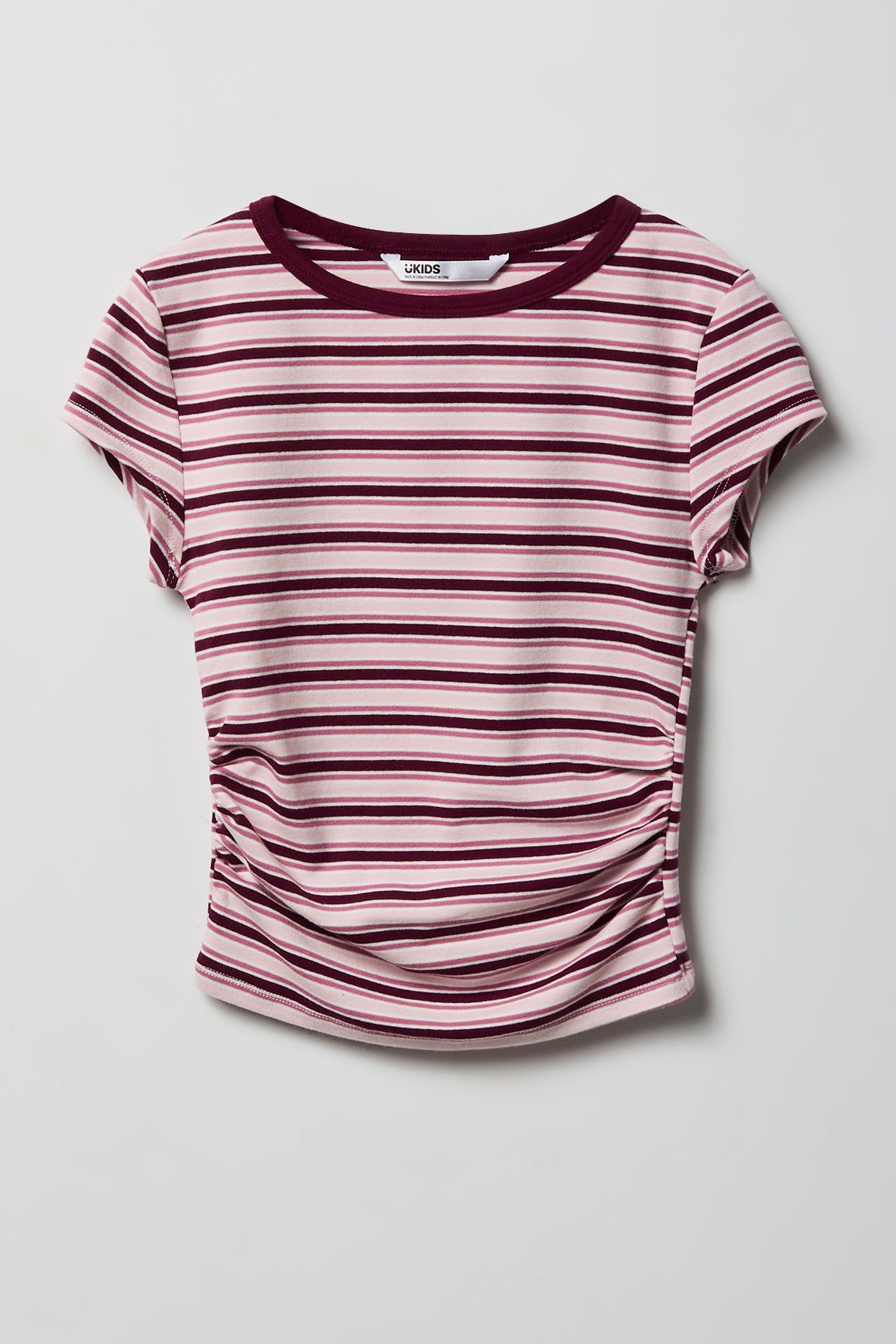 T-shirt cintré sur les côtés pour fille