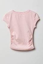 T-shirt cintré sur les côtés pour fille