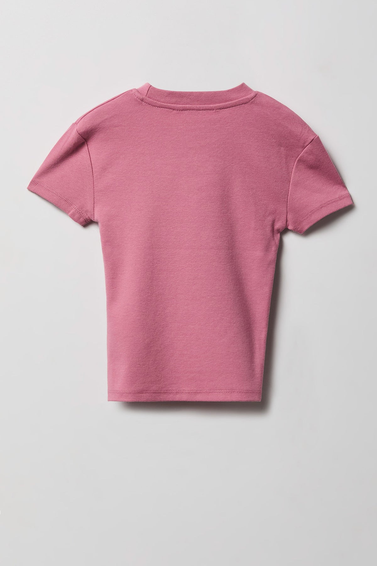 Alt View 2. Girls Classic Crewneck T-Shirt - Mauve