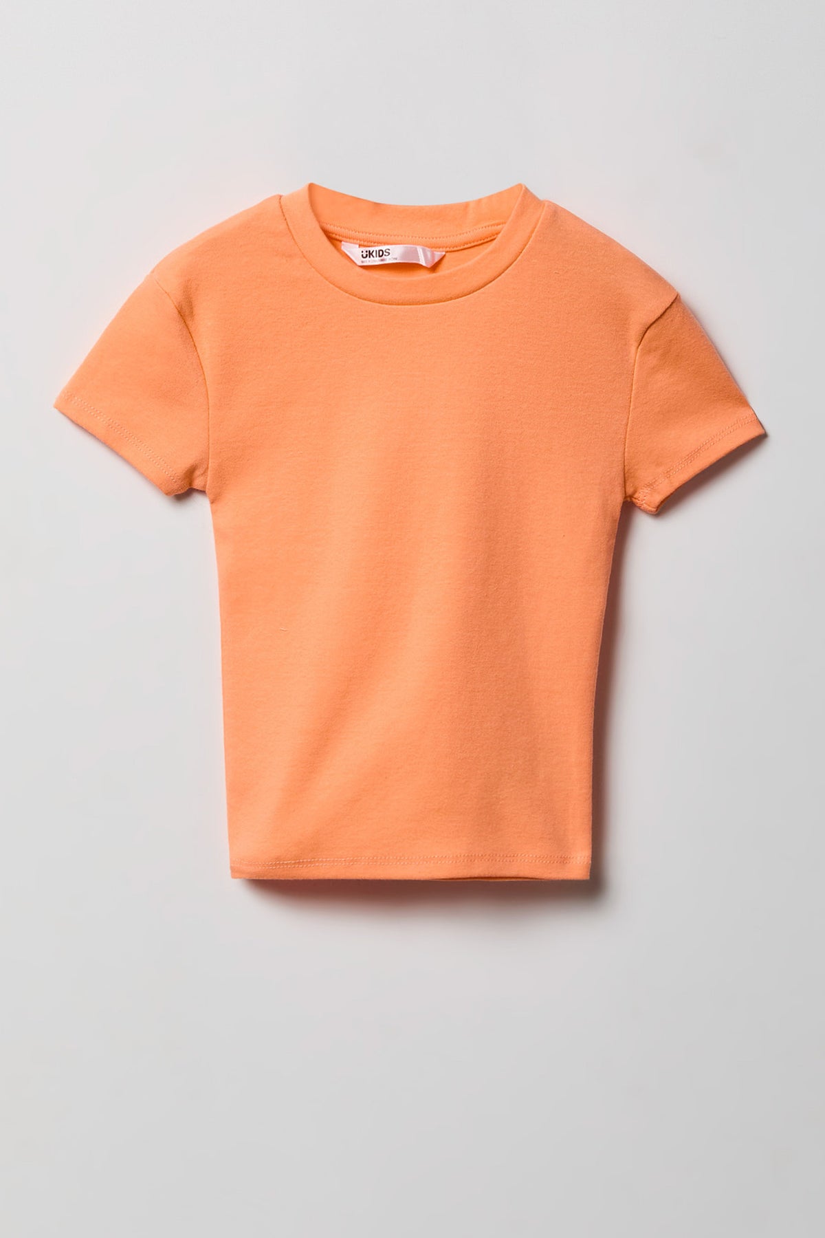 T-shirt ras du cou classique pour fille