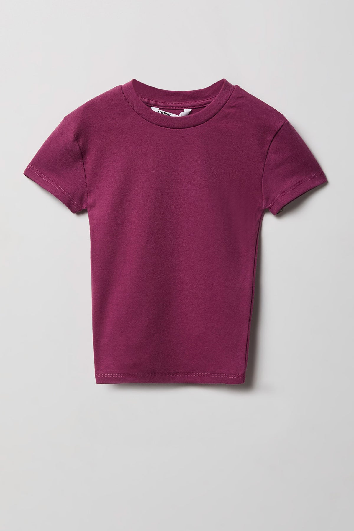 T-shirt ras du cou classique pour fille