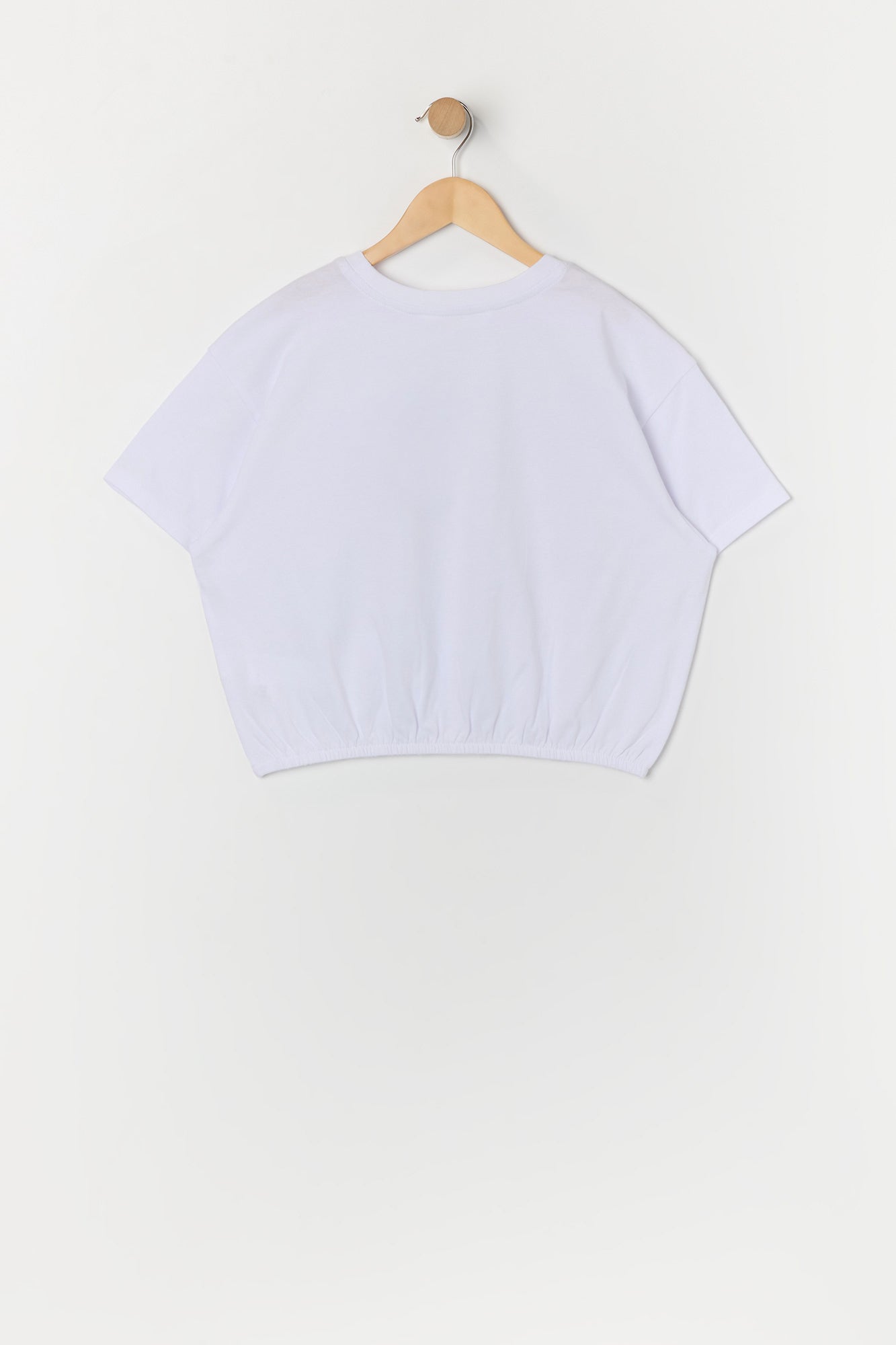 T-shirt utilitaire avec ourlet cintré pour fille