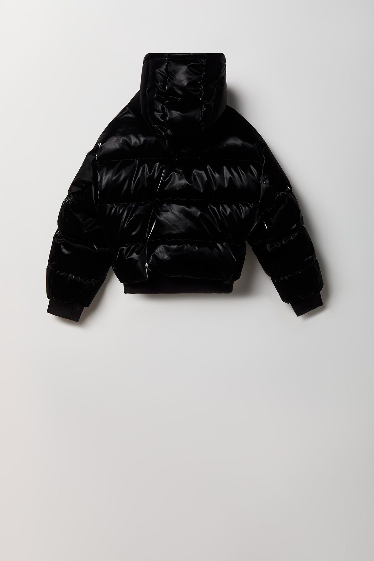 Vue alternative 2. Blouson bouffant chatoyant doublé de molleton pour fille