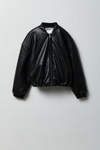 Blouson aviateur en similiuir