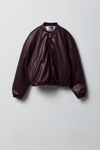 Blouson aviateur en similiuir