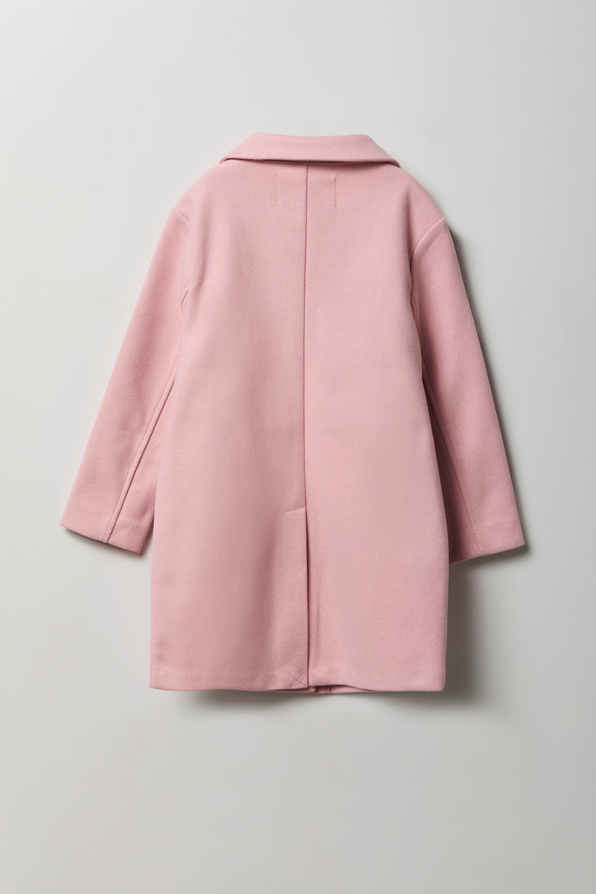 Alt View 2. Girls Peacoat - Light Pink