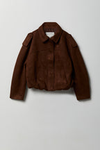 Blouson en similisuède pour fille
