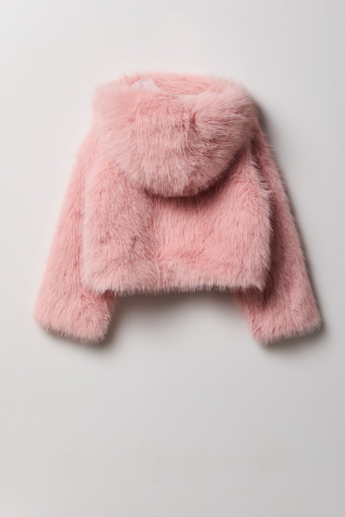 Vue alternative 2. Blouson à capuchon en similifourrure pour fille