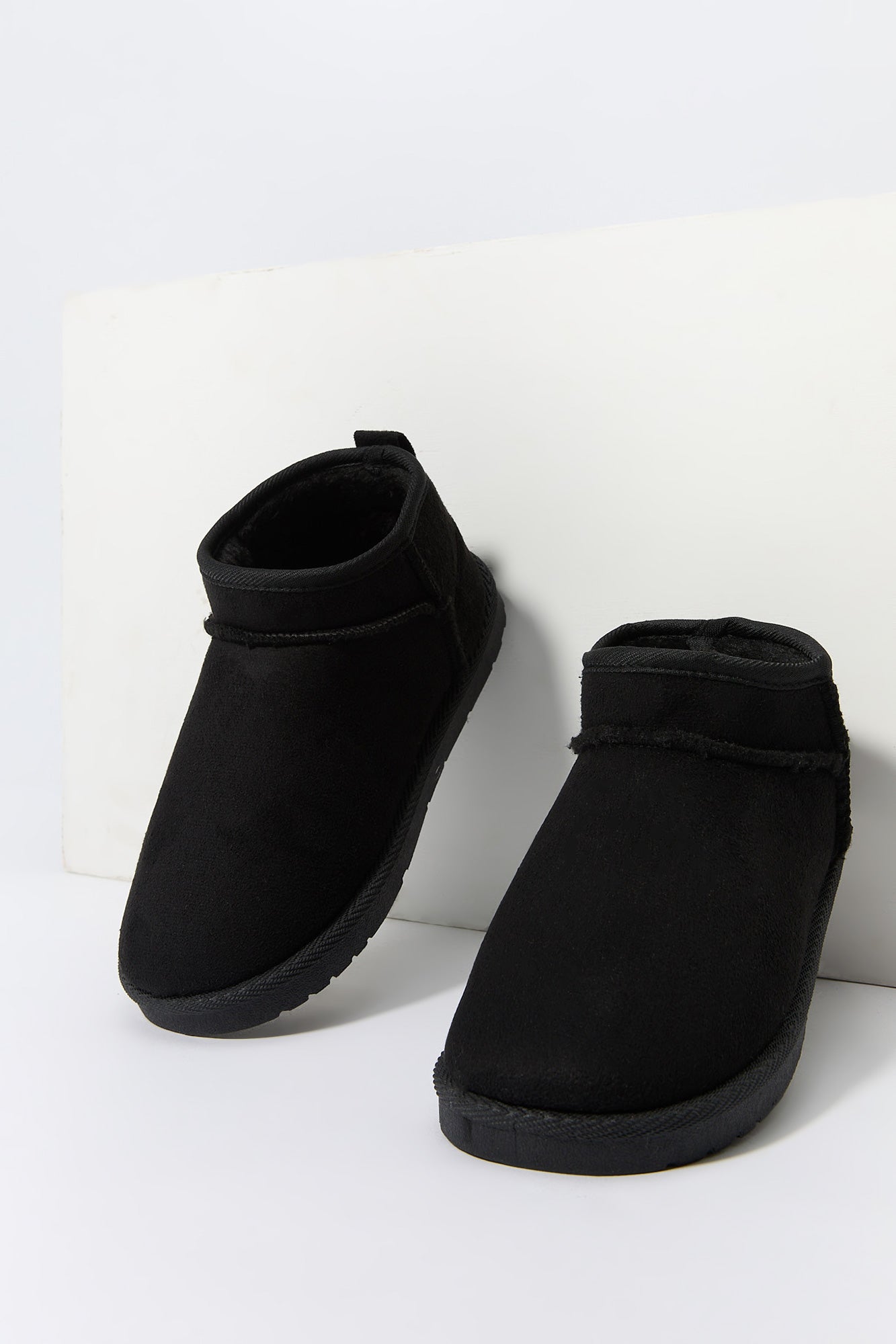 Girls Faux Suede Ankle Booties