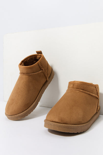 Girls Faux Suede Ankle Booties Urban Planet