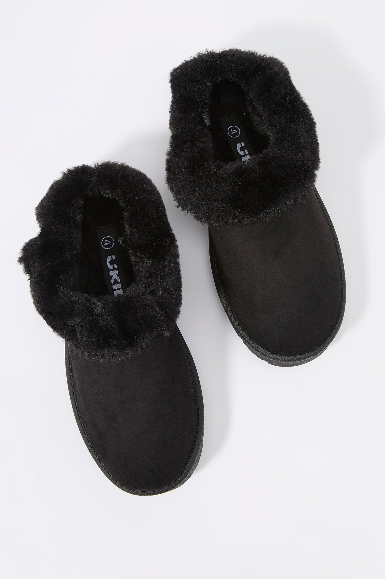 Girls Faux-Fur Collared Booties