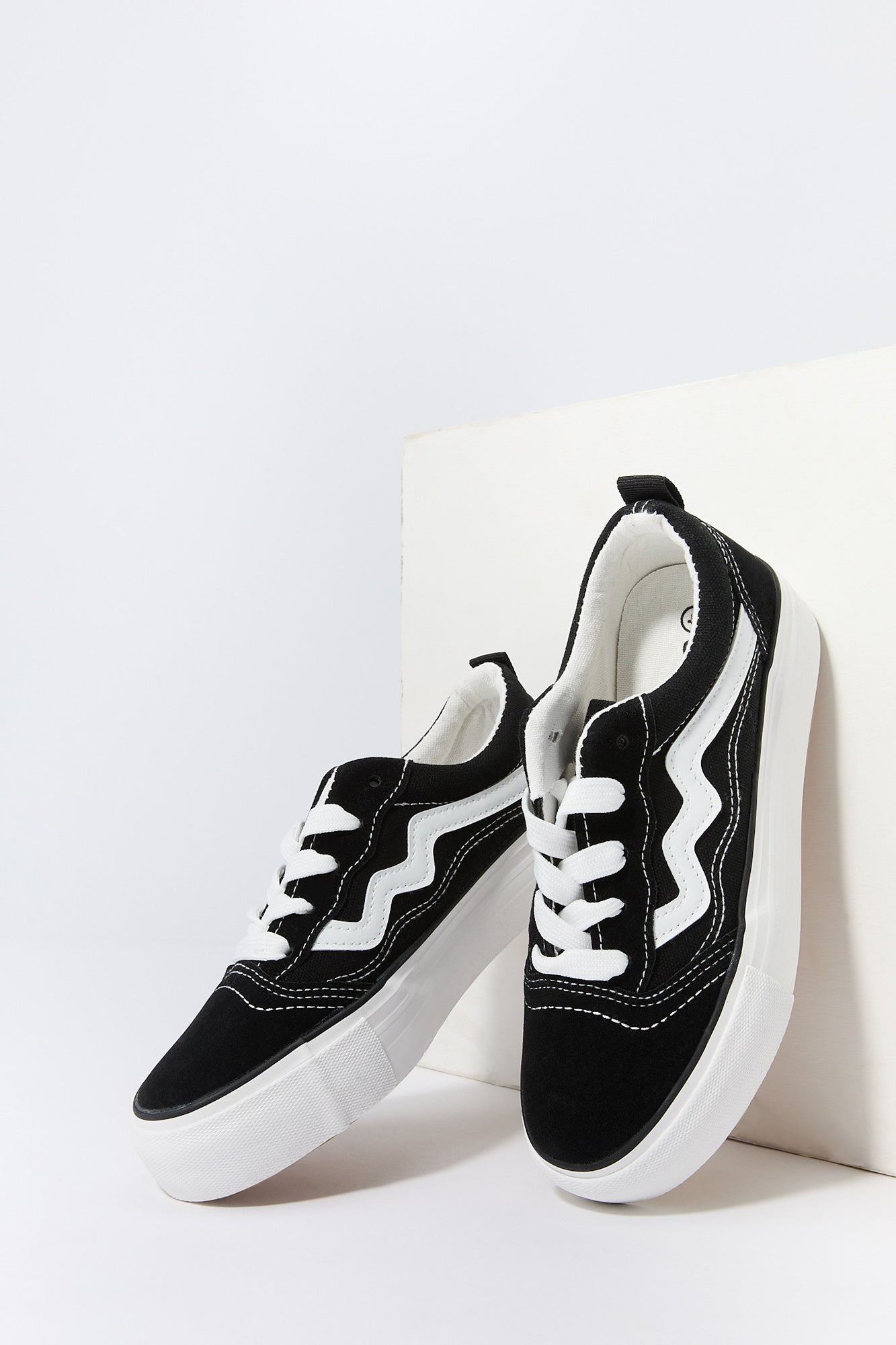 Girls Platform Lace Up Sneaker