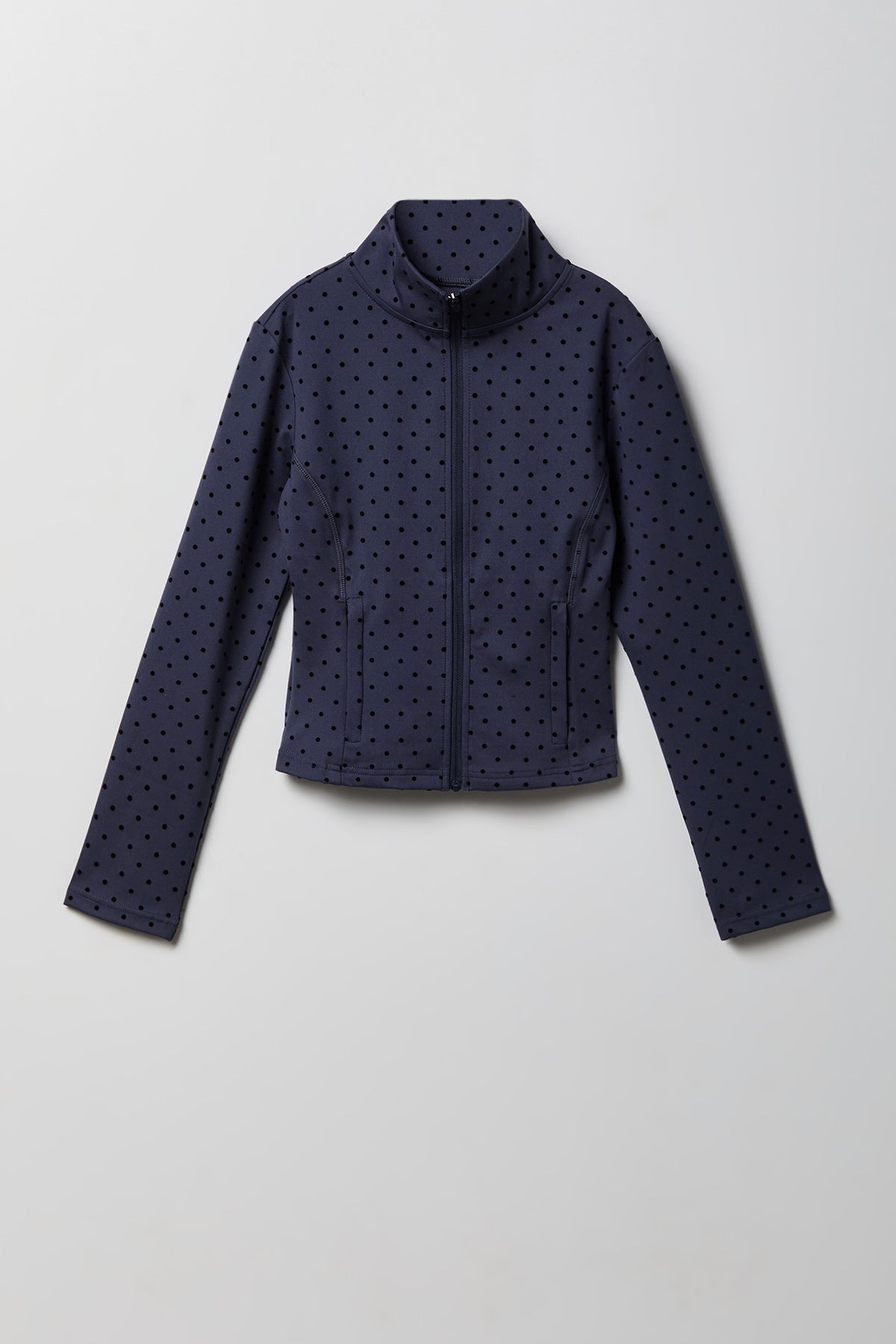 Blouson Active haute densité avec fermeture à glissière pour fille