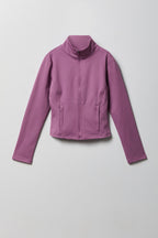 Girls Active High Density Zip-Up Jacket