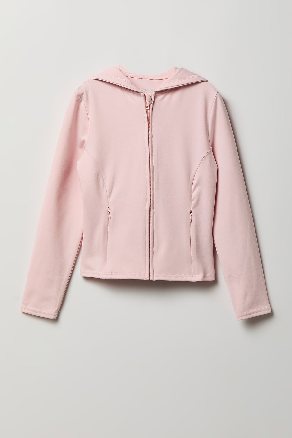 Girls Active Zip-Up Jacket - Pink