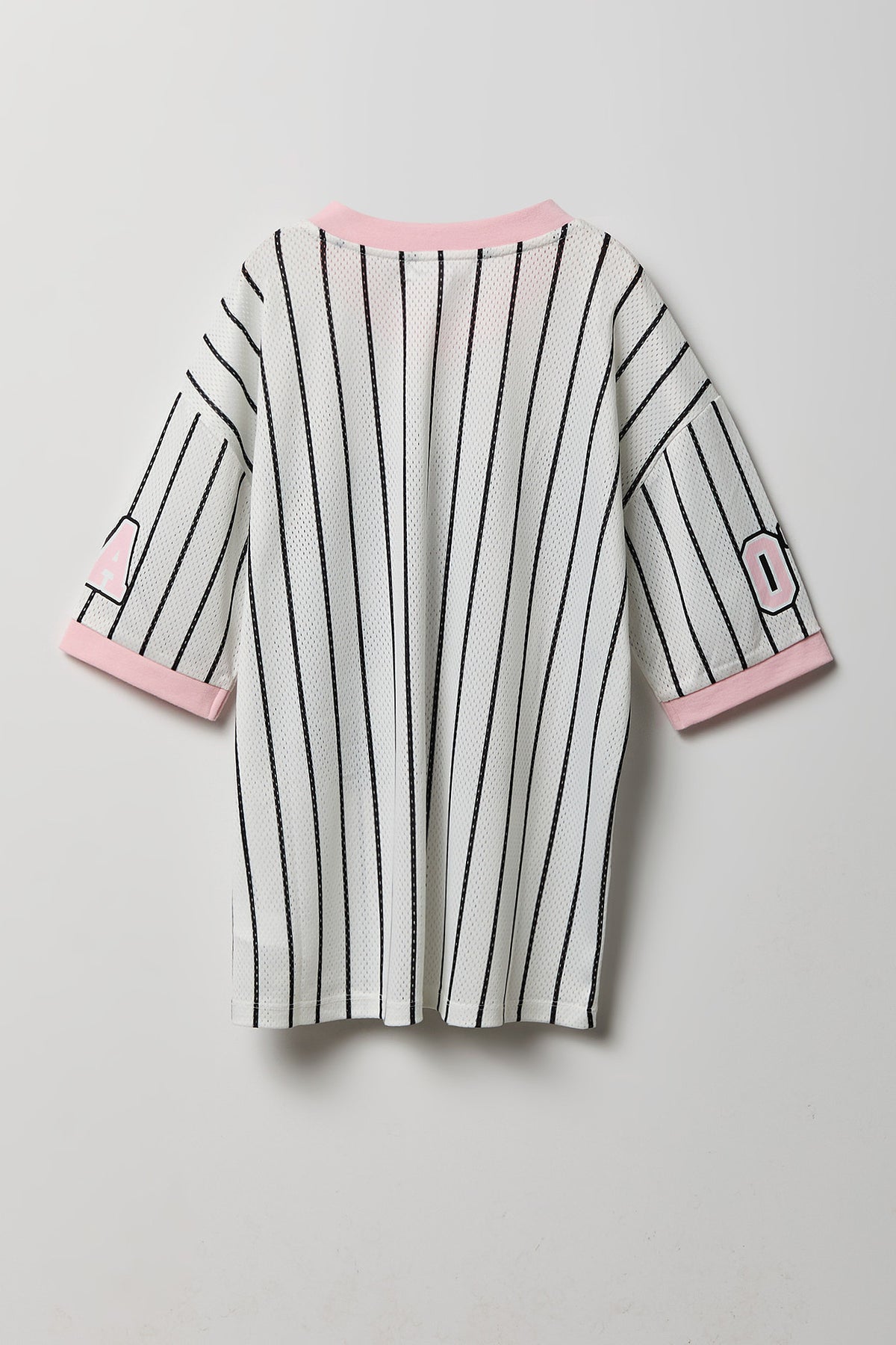 Alt View 2. Girls City Graphic Mesh Jersey - White