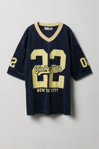 Girls City Graphic Mesh Jersey
