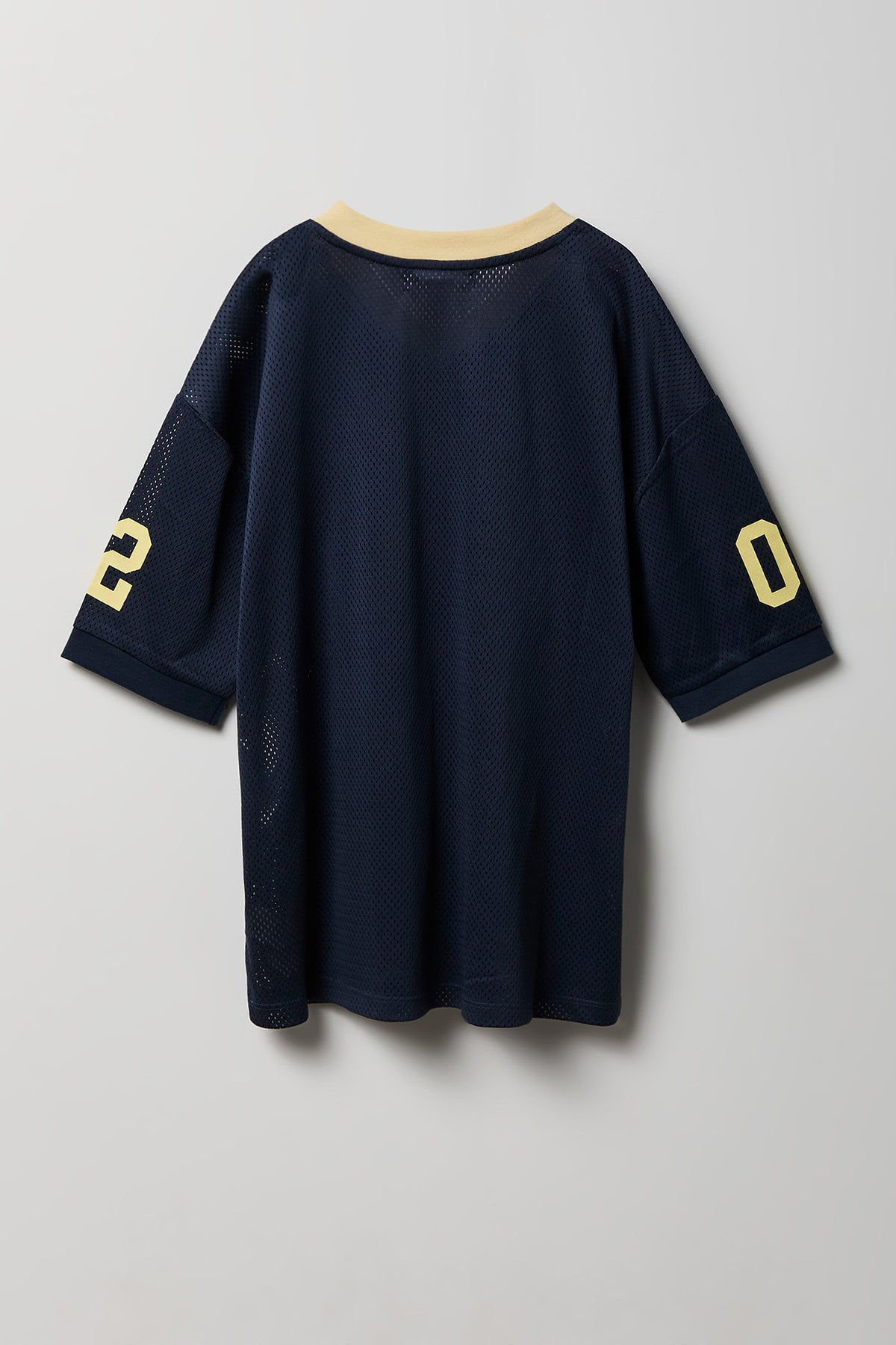 Alt View 2. Girls City Graphic Mesh Jersey - Navy