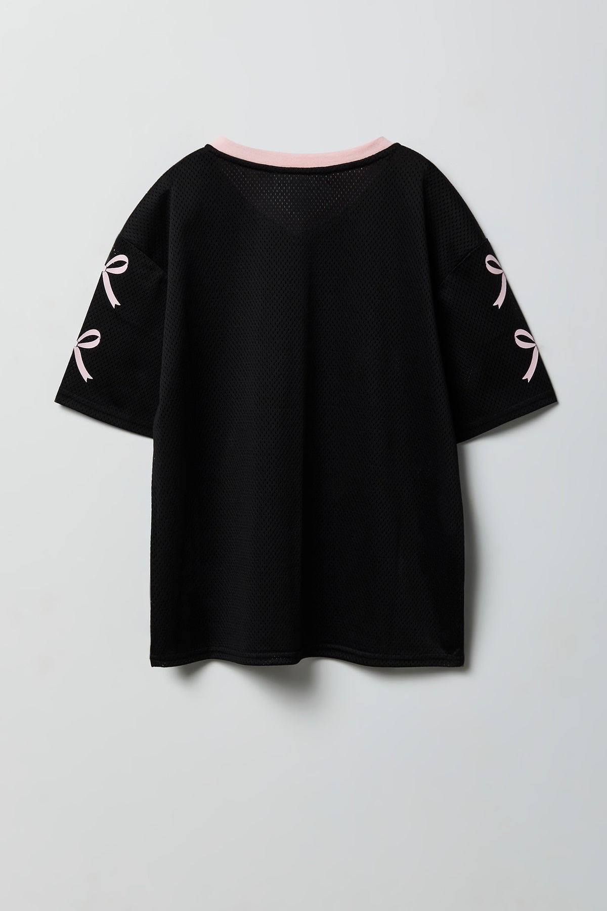 Vue alternative 2. Jersey en filet imprimé pour fille