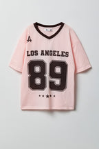 Jersey en filet imprimé pour fille