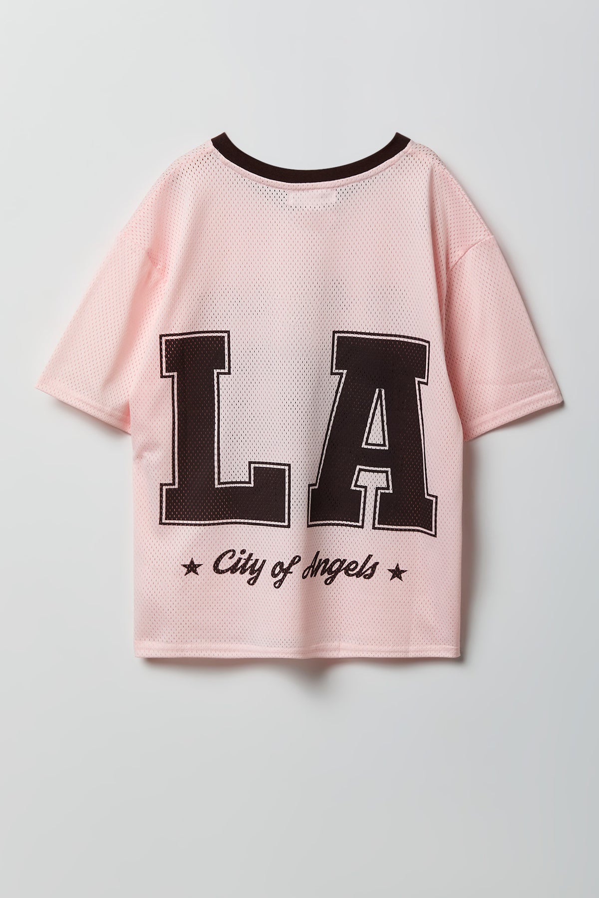 Vue alternative 2. Jersey en filet imprimé pour fille