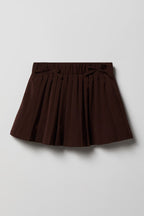 Girls Active Bow Pleated Skort