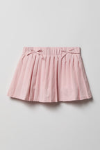 Girls Active Bow Pleated Skort