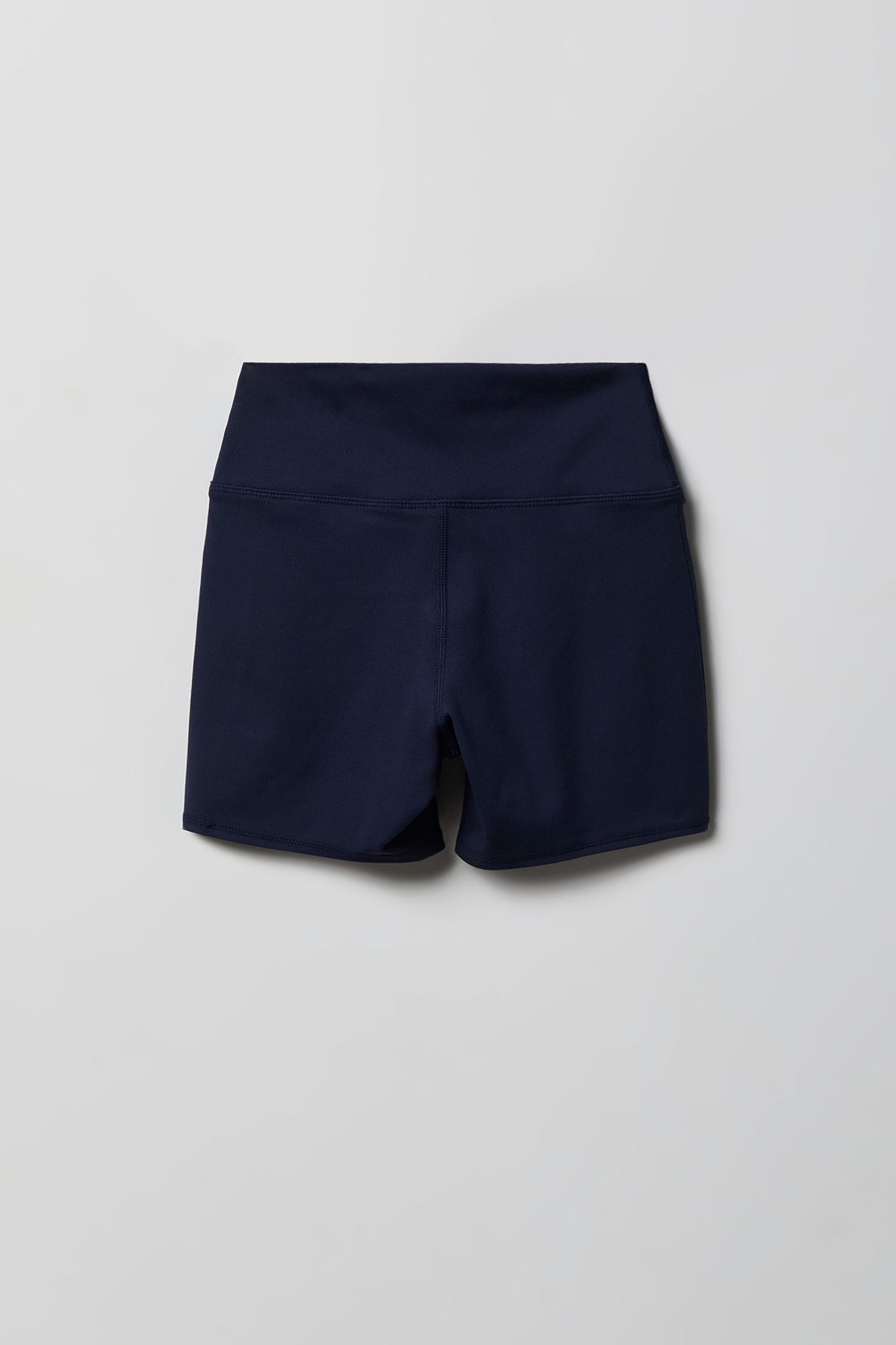 Alt View 2. Girls Active Biker Short - Navy