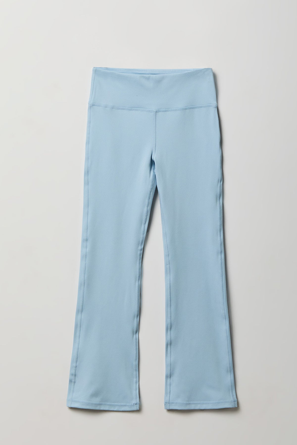 Girls Active High Density Flare Pant - Baby Blue