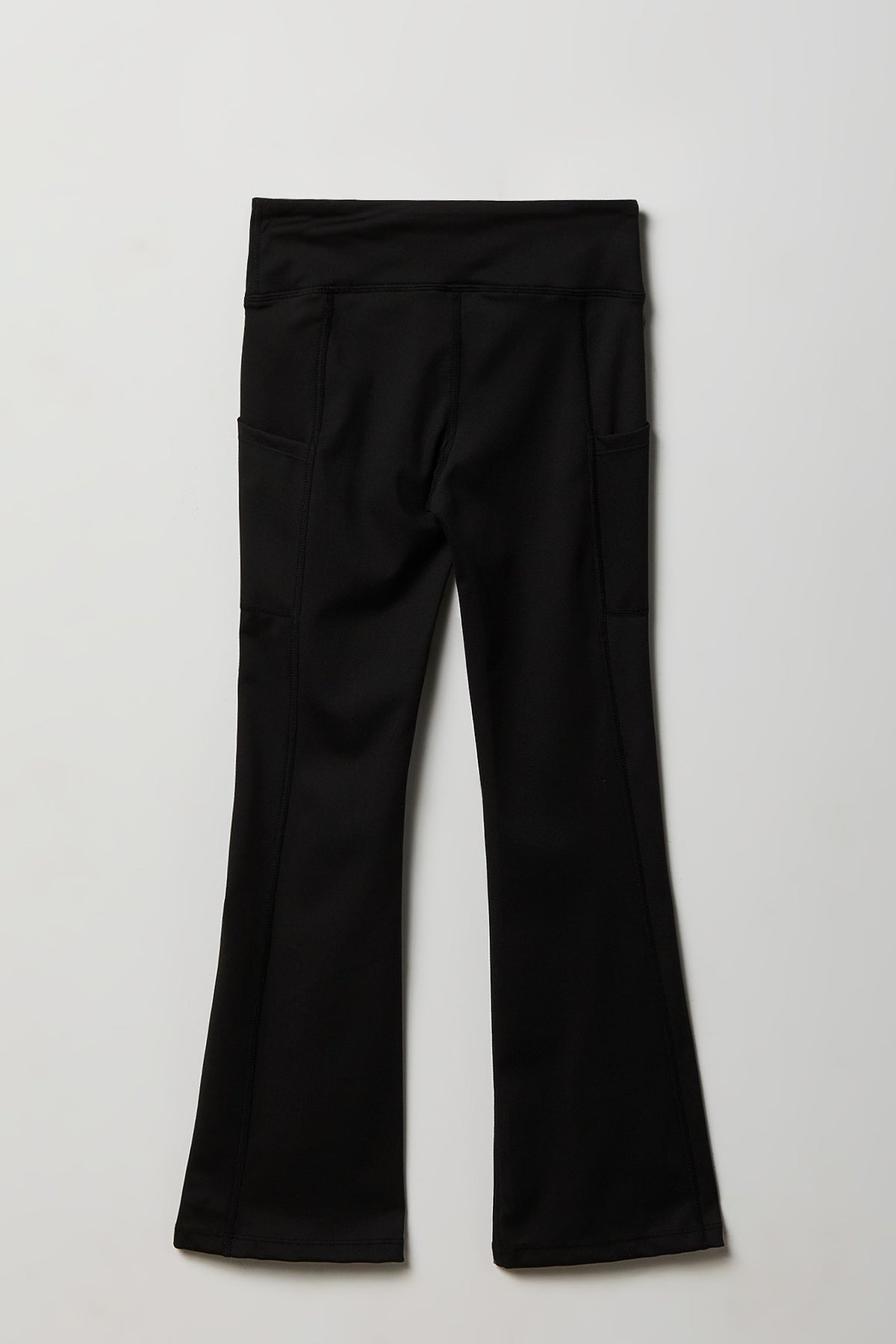 Vue alternative 2. Pantalon à jambe évasée Active haute densité avec poches latérales pour fille