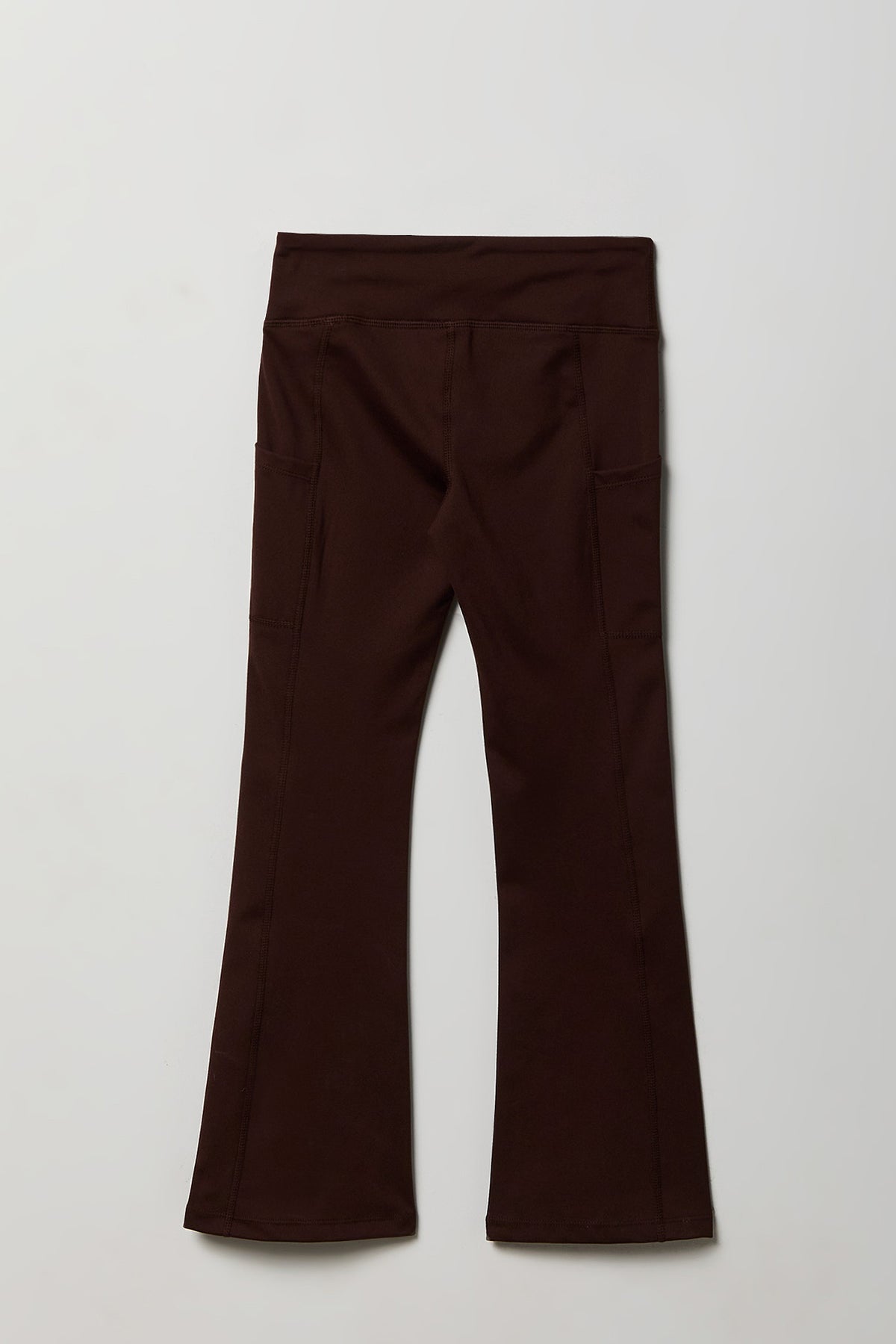 Vue alternative 2. Pantalon à jambe évasée Active haute densité avec poches latérales pour fille