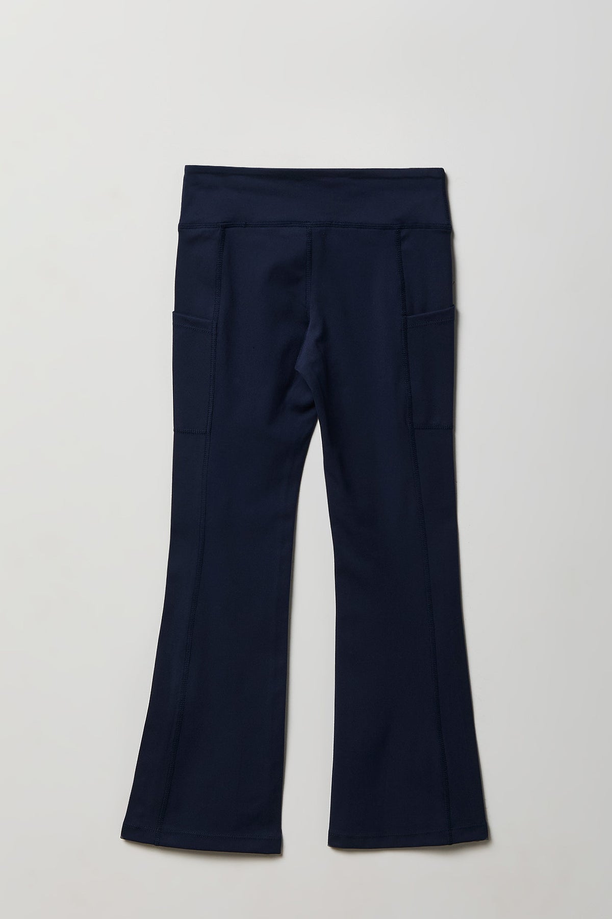 Vue alternative 2. Pantalon à jambe évasée Active haute densité avec poches latérales pour fille