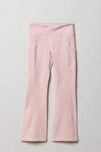 Girls Active Side Pocket Flare Pant