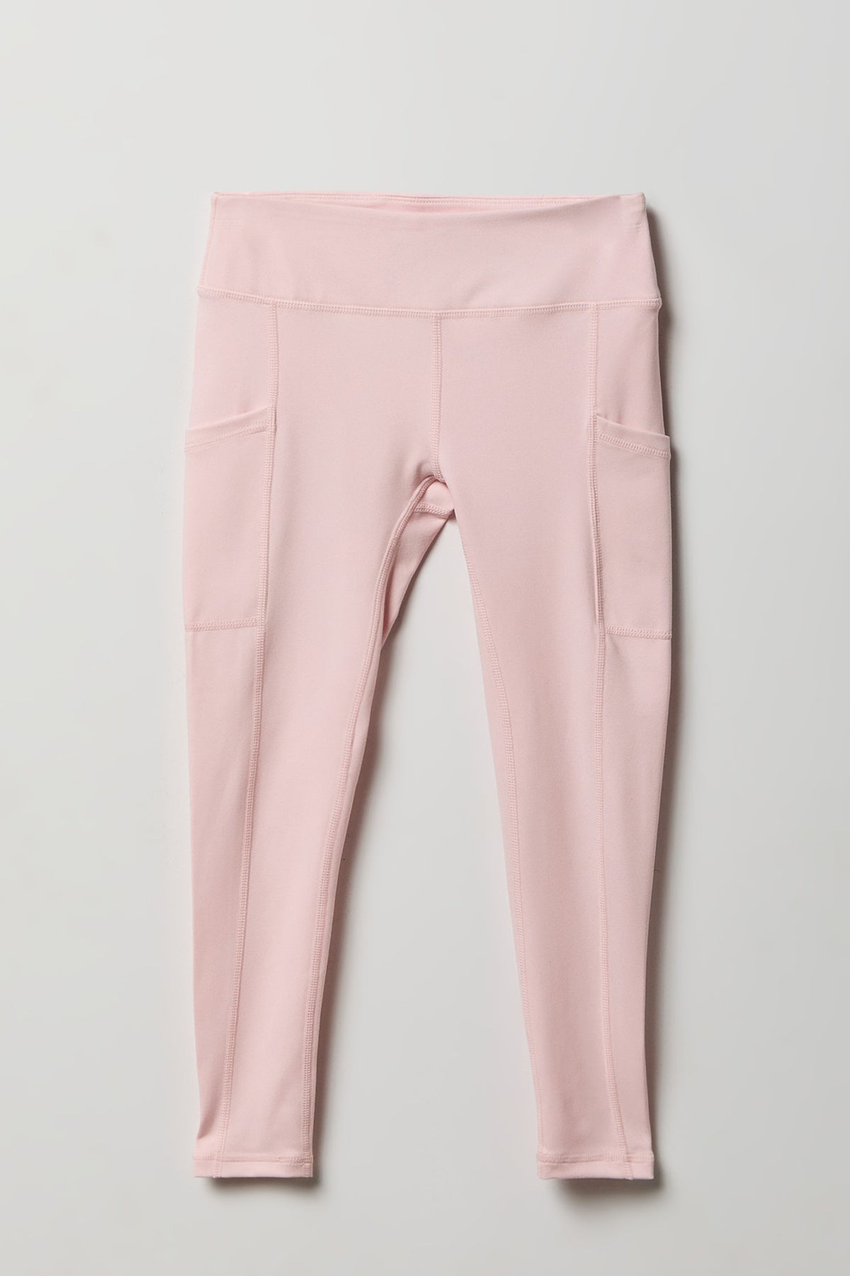 Girls Active Side Pocket Legging - Pink