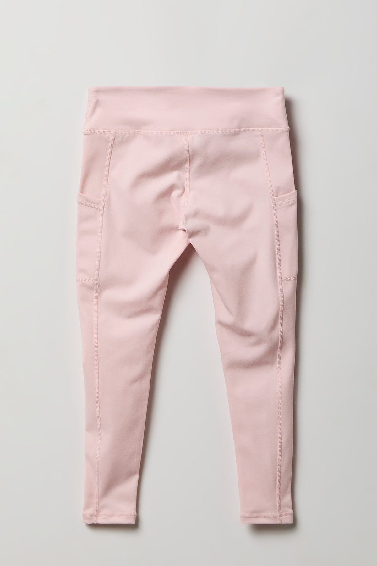 Alt View 2. Girls Active Side Pocket Legging - Pink