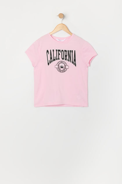 T-shirt à imprimé California College League pour fille