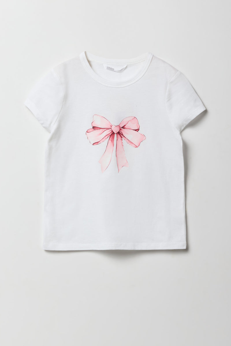 T-shirt à imprimé Boucle pour fille