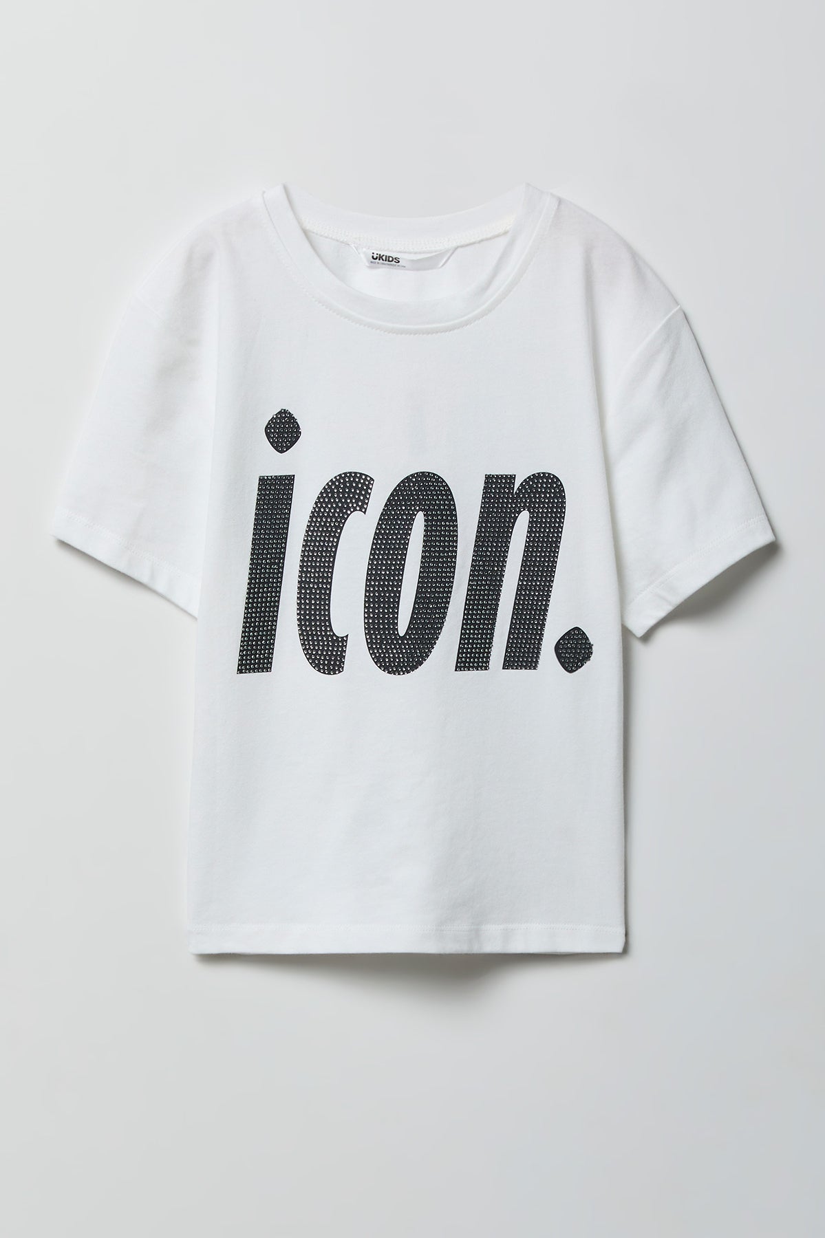 T-shirt en coton lourd de luxe imprimé pour fille