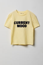 T-shirt imprimé en coton lourd de luxe pour fille