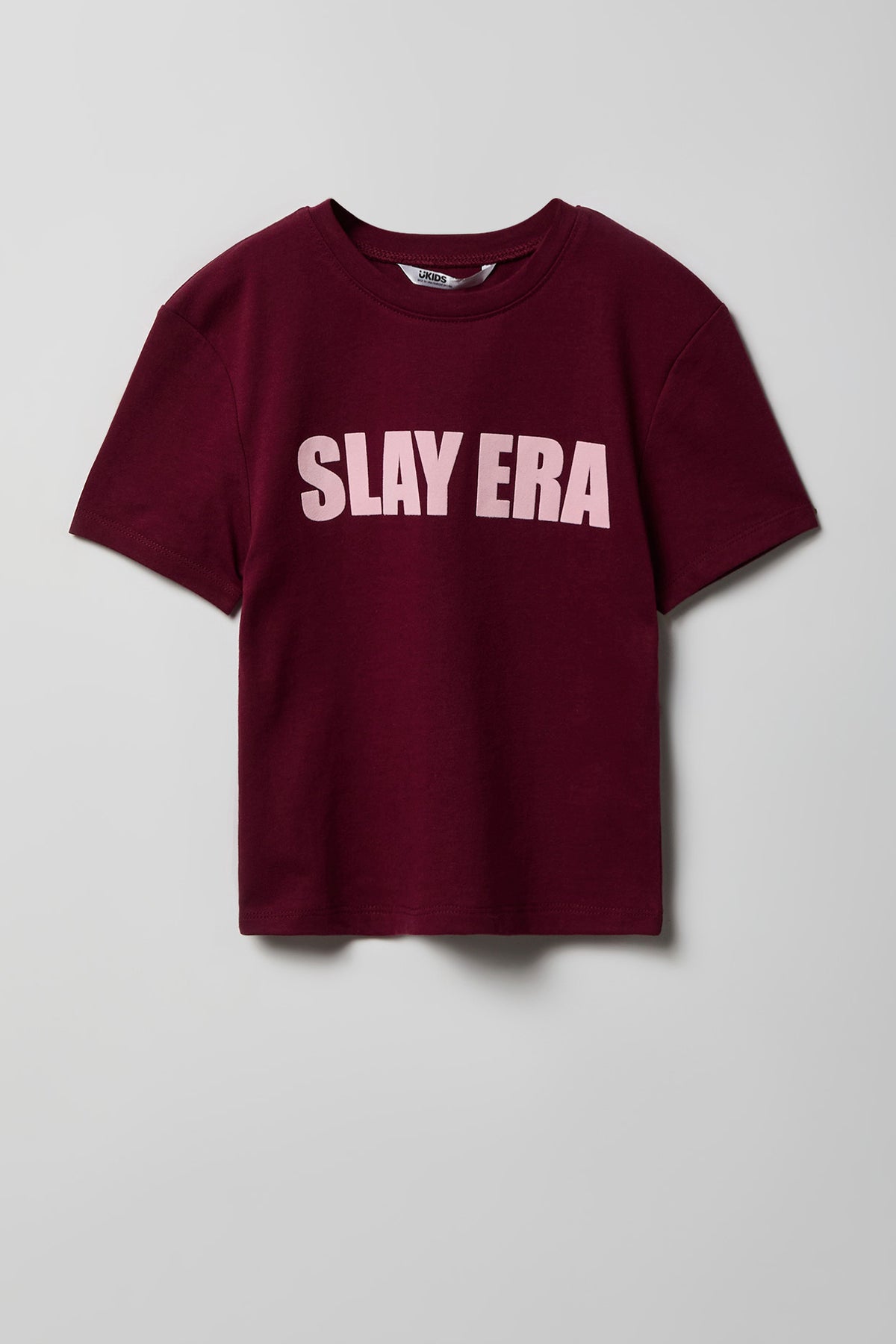 T-shirt imprimé en coton lourd de luxe pour fille