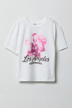 T-shirt fleuri pour fille
